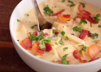 Clam chowder – gusta juha od školjaka