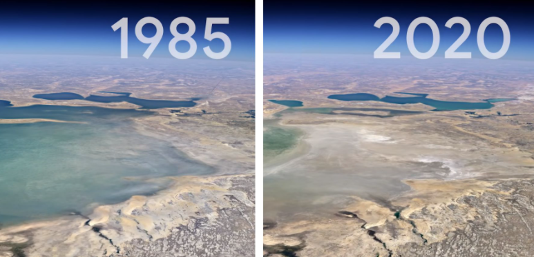 Google Earth pokazuje efekte klimatskih promjena od 1984. godine do danas!