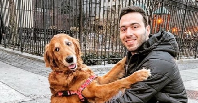 Upoznajte zlatnu retrivericu koja dijeli zagrljaje prolaznicima