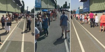 Navalilo više 1000 na cijepljenje, Stanković pićkarao od vrućine i gužve