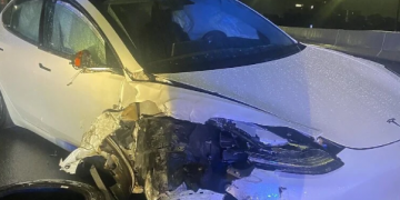 Teslin automobil udario u policijsko vozilo, vozač tvrdi da je bio uključen Autopilot!
