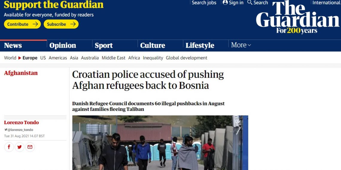 Britanski Guardian: Hrvatska policija pljačka migrante / Božinović: Spriječiti ćemo emigracije!