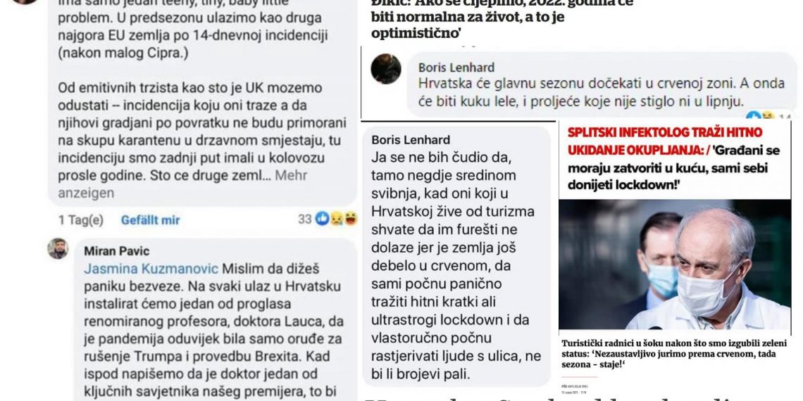 Lauc piše o zločinu zastrašivanju / dr. Ivić smatra otvaranje klubova pogubnim