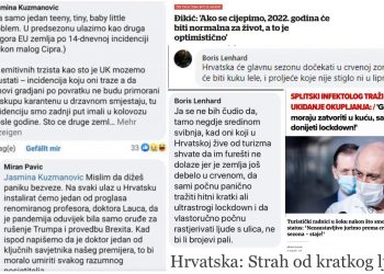 Lauc piše o zločinu zastrašivanju / dr. Ivić smatra otvaranje klubova pogubnim