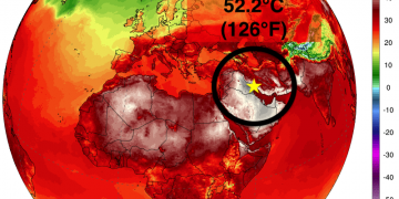 U Iranu zabilježena najviša temperatura na Zemlji ove godine