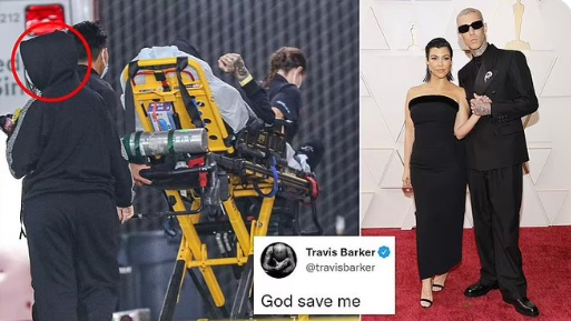 Travis Barker, suprug Kourtney Kardashian, hitno primljen u bolnicu! Poslao poruku “Bože spasi me”