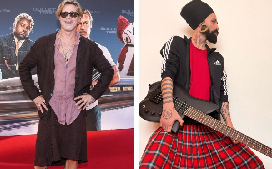 Brad Pitt nije jedini, sve više muškaraca nosi suknje. Šta mislite o tom trendu?