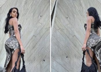 Ronaldova Georgina pozirala u pripijenoj haljini, svi komentiraju izgled njene stražnjice