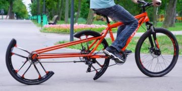 Možete li voziti biciklu nakon što ste jedan kotač podijelili na pola?
