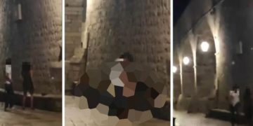 VIDEO: Žestok i glasan odnos usred Dubrovnika: Zgroženi građani sve snimali