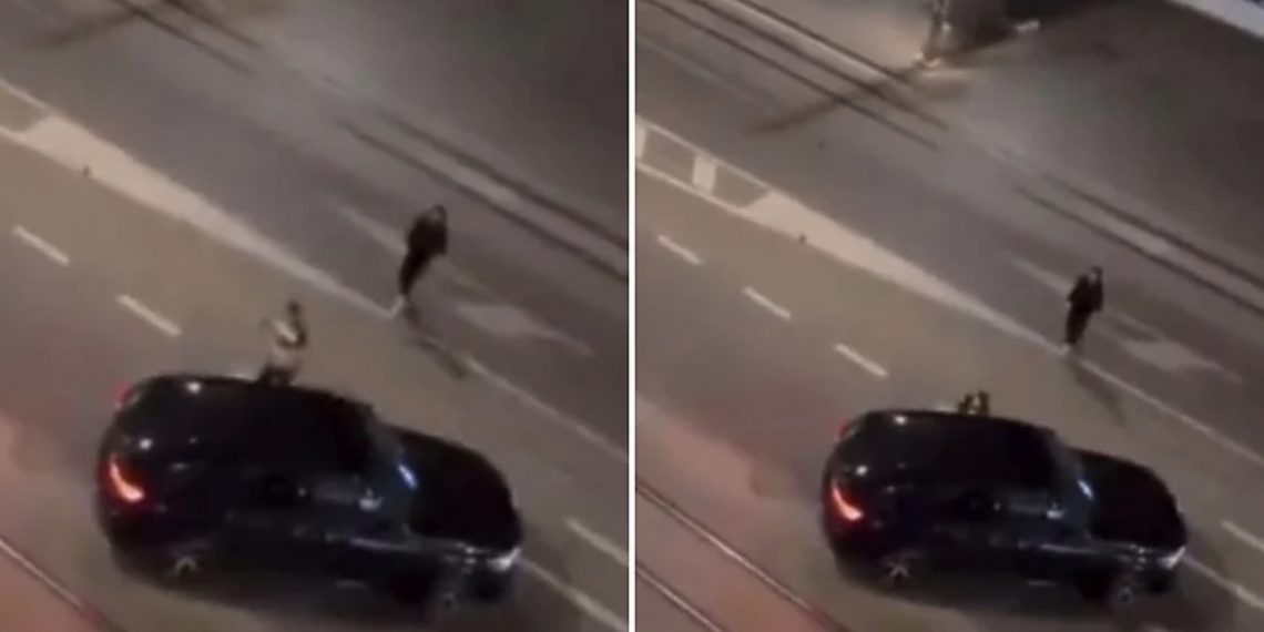 Objavljen snimak Marije Šerifović na kojem urla na ulici i udara automobil