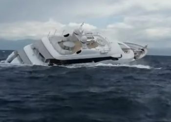 Kod Italije potonula jahta duga 40 metara, pojavio se i snimak