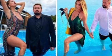 Nives Celzijus i Dalibor Petko u odjeći se brčkali u bazenu