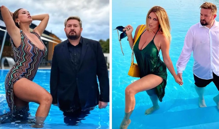 Nives Celzijus i Dalibor Petko u odjeći se brčkali u bazenu