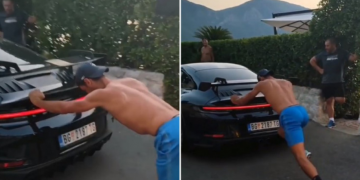 Đoković održava formu: Tijekom treninga gurao automobil