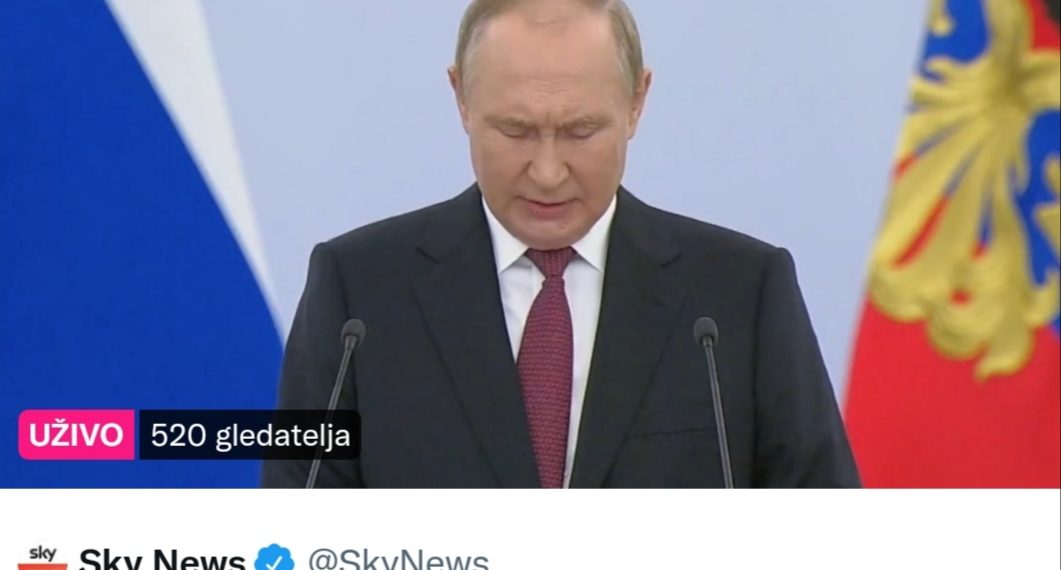 Putin zestoko: Zapadni sotonisti vise nece voditi svijet!