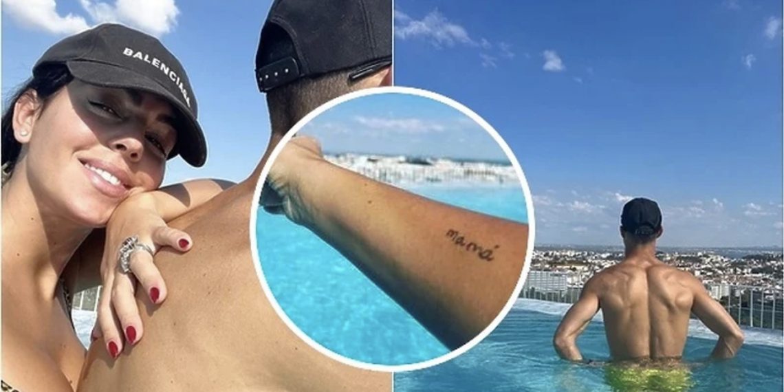 Georgina privukla pažnju neobičnom tetovažom uživajući na bazenu sa spektakularnim pogledom