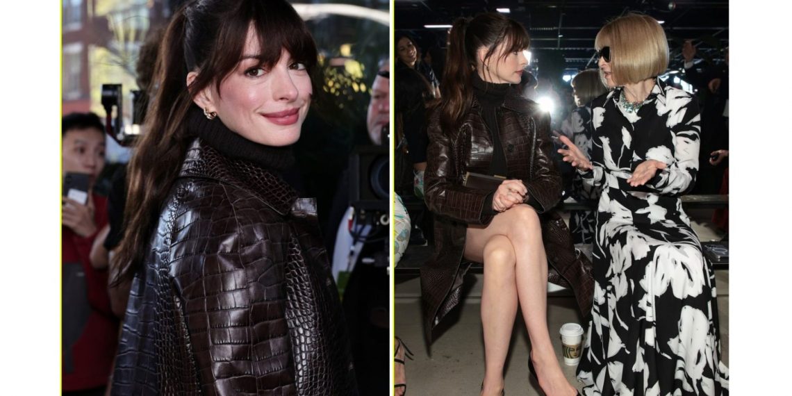 Anne Hathaway se u kultnom outfitu iz “Vrag nosi Pradu” družila s Annom Wintour