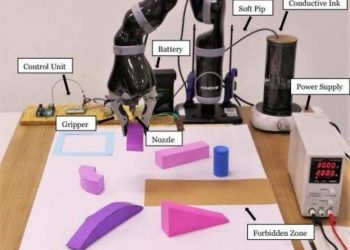 Robot crta strujne krugove vodljivom tintom kako bi preživio