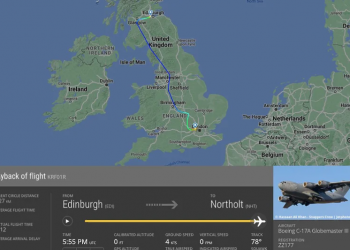 Posljednji let kraljice Elizabete iz Edinburga do Londona pratilo najviše ljudi u povijesti