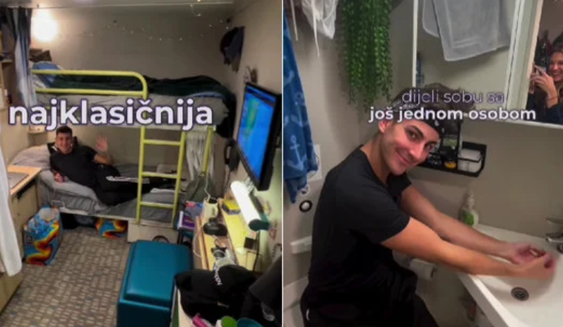 Kako izgleda prosječna soba za uposlenike na kruzeru: Dvije osobe u 10 kvadrata i bez prozora