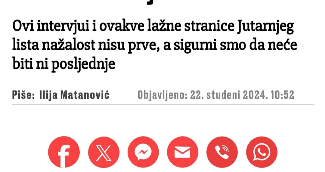 Mjesecima prevarantski članci Jutarnjeg i Večernjeg lista