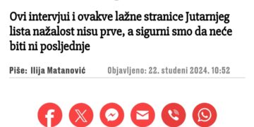 Mjesecima prevarantski članci Jutarnjeg i Večernjeg lista