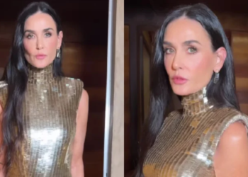 Demi Moore u metalik haljini bez rukava zasjenila prisutne na događaju “Woman in Hollywood”
