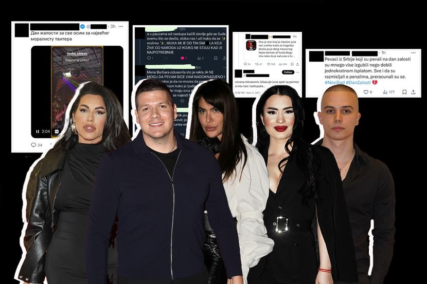 Srbijanski mediji optužuju velike pjevače za nepoštivanje dana žalosti