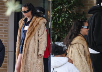 Rihanna u izdanju koje spaja nespojivo: Bunda, šorc, duge bijele čarape i kroksice od 175 dolara
