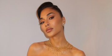 Nicole Scherzinger plijenila je pažnju tokom gostovanja u emisiji, pripijenom haljinom naglasila obline