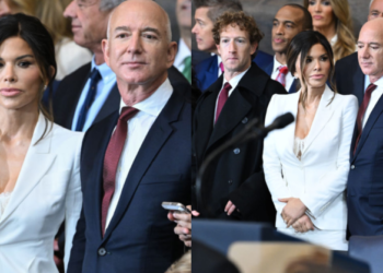 Lauren Sanchez u atraktivnom izdanju na inauguraciji Trumpa: Ispod sakoa nazire se čipkani grudnjak