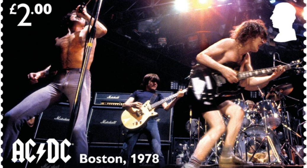 Kraljevska pošta izdaje markice posvećene grupi AC/DC
