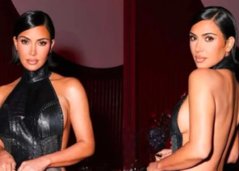 Kim Kardashian mamila poglede u duboko izrezanoj haljini: Gola leđa i “side boob” trend