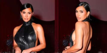 Kim Kardashian mamila poglede u duboko izrezanoj haljini: Gola leđa i “side boob” trend