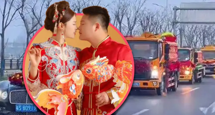 “Prljav posao, čist novac”: Kineski par šokirao svatove septičkim kamionima na svadbi