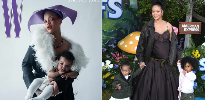 Rihanna i mala Rocki u Dior pelenama: Emotivna naslovnica W Magazinea